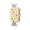 Eaton Wiring Devices Eaton GFCI Receptacle, 125 V, 20 A, NEMA: NEMA 5-20R, Back, Side Wiring, Ivory GF20V-BX-L - alternate 6