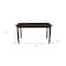 Homeroots 60" Coffee Solid Wood Dining Table 548918 - alternate 5