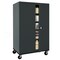 Sandusky Lee Solid Door Storage Cabinet, 46 in W, 78 in H, 24 in D, Black TA4R462472-09 - alternate 6
