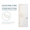Reso 36 in. x 80 in.Left-Handed Solid Core White Primed Interior Door Flush Panel Bronze RID-3680-FW-ORB-LH - alternate 10