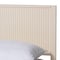 Baxton Studio Primrose Mid-Century Ivory Fluted Wood King Size Platform Bed 249-13819-ZORO - alternate 10