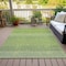 Homeroots 5' X 8' Lime Green And Ivory Chevron Washable Indoor Outdoor Area Rug 612275 - alternate 9