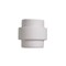 Luxury Lighting Fasciato 10 in Tall Ceramic Outdoor Wall Light, Paintable White Bisque, 2PK (2) 128-00-W-ud-7 - alternate 3