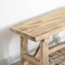 Vintiquewise 36'' Wooden Bench Farmhouse Entryway Organizer Retro Rustic Accent Seat Natural Wood Armless QI004773-36 - alternate 9