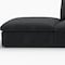Homeroots Black Linen Blend Modular L Shaped Six Piece Corner Sectional 714577 - alternate 8