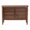 Baxton Studio Alyssa Japandi Walnut Brown Wood 6-Drawer Dresser 252-13950-ZORO - alternate 10