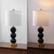 Jonathan Y February 21" Glass/Metal LED Table Lamp, Black/Brass Gold JYL1021E - alternate 9