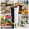 Happimess Fleur 25-Gallon Disposable Corrugated Cardboard Trash Can, Recycling Bin, Black/White, 2PK HPM1302A-2SET - alternate 1