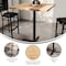 Flash Furniture Bennett 36 in Square Solid Wood Indoor Tabletop in Natural with 30 in x 30 in Bar Height GSF-SQ36-NAT-T3030B-GG - alternate 10
