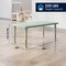 Flash Furniture 7 PC Plastic Activity Table and 6 Chairs Set, 10.5 inSeat Height-Sage YU-YCX-0013-2-RECT-TBL-SAGE-E-GG - alternate 10