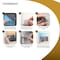 Azar Displays Floating Acrylic Gallery Wall Frame Set, 1" Stand off, Silver, 3PK 105707-SLV - alternate 8