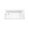 Kingston Brass 66-Inch Acrylic Rectangular 3-Wall Alcove Tub Combo with Waste and Overflow Drain, Left Hand Drain CVTAP663222L3 - alternate 4