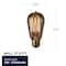 Bulbrite 60-Watt ST18 Incandescent Light Bulb Medium Base (E26) Antique Nostalgic Thread 2200K, 4PK 861231 - alternate 5