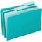 Pendaflex FOLDER, INTERIOR, LTR, AQ, 100PK 421013AQU - alternate 3