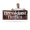 Signmission Breakfast Buffet, 24 Inch x 72 Inch, Vinyl Banner B-72-30496 - alternate 5