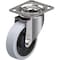 Blickle Swivel Plate Caster, Solid Rbr, 5", 330 lb. LKX-POEV 125XKA-14-SG - alternate 1