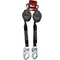 Miller Twin Personal Fall Limiter with G2 Twin Connector and Steel Locking Snap Hook MTL-OHW2-21/6FT - alternate 4