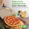 Nutrichef 3-Piece Pizza Tray Set with Silicone Handles NCPZPN3GD - alternate 5