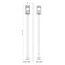 Z-Lite Hartwell 4-Light Outdoor Post Mounted Fixture, 10 in W x 115.25 H, Sand Black 5019PHBS-536P-BK - alternate 8