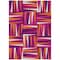 Homeroots 3' X 5' Red Purple And Copper Geometric Washable Indoor Outdoor Area Rug 598256 - alternate 9
