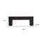 Homeroots 49in Brown Solid Wood Storage Bench With Cabinet 718237 - alternate 10