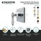 Kingston Brass Single-Handle Six-Way Diverter Valve with Square Trim Kit, Brushed Brass KS4047BPL - alternate 2