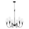 Z-Lite Claudelle 6-Light Chandelier, 32 in W, Matte Black 4014-32MB - alternate 8