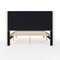 Martha Stewart Maisie Queen Upholstered Platform Bed, Wingback Headboard and Cushioned Siderails TW-3WDB0032BC-Q-OWH-MS - alternate 10