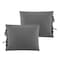 Homeroots Dark Slate Gray Queen Linen 220 Thread Count Washable Duvet Cover Set 529002 - alternate 8
