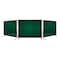 Vevor Welding Screen with Frame 3-Panel 6 x 8 FT Welding Curtain Screen 12 Wheel XU-114 - alternate 1