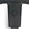 Homeroots Black Adjustable Armrests Chair Frame 372434 - alternate 7