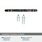 Amerock Carrione 5-1/16 inch 128mm Center-to-Center Marble Black/Champagne Bronze Cabinet Pull BP36649MBKCZ - alternate 3