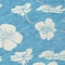 Homeroots 8' Turquoise Ivory And Gray Round Floral Washable Indoor Outdoor Area Rug 599930 - alternate 8