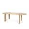 Homeroots 91" Light Brown Wood Oval Dining Table 604024 - alternate 18