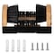Gardenised Heavy-Duty Metal and Wooden Base Shoe Cleaner and Boot Scraper, Portable or QI004728 - alternate 1