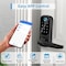 Wrightmaster 5 in 1 Corded Aluminum Smart Lock Deadbolt, Keyless Entry Door Lock with Fingerprint Digital, APP C ZR-06T-BK - alternate 9