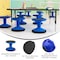 Flash Furniture Lucas Fixed Height Kids Flexible Active Stool w/Non-Skid Bottom in Blue, 12in. Seat Height BFT-9001F-12-BL-GG - alternate 10