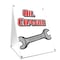 Signmission Oil Change, 24 Inch x 18 Inch A-frame Yard Sign, Plastic Sign SBC-1824-Oil Change - alternate 1