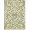 Homeroots 10' X 14' Sage And Ivory Damask Washable Indoor Outdoor Area Rug 614400 - alternate 8