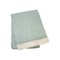 Homeroots 55" X 70" Sage Cotton Blend Woven Plush Throw Blanket with Fringe 632924 - alternate 1