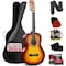 Pyle Beginner Acoustic Guitar Kit, 4/4 Full Size All Wood Instrument with Full Accessory Kit, Picks PGACLS90BB - alternate 1