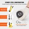 Vevor 10 Ton Hydraulic Knockout Punch Driver Kit Hole Tool 1/2"-2" with 6 Dies SYK-8B-1 - alternate 8
