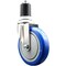 Service Caster 5 Inch 316SS Blue Polyurethane Wheel Swivel 1-3/4 Inch Expanding Stem Caster SCC-SS316EX20S514-PPUB-BLUE-134 - alternate 1