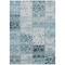 Homeroots 10' X 14' Teal Patchwork Washable Non Skid Indoor Outdoor Area Rug 563591 - alternate 9