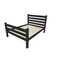 Homeroots Black Solid Wood Queen Bed Frame 548159 - alternate 7