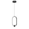 Z-Lite Saros Matte Black 1 Light Pendant 4101-8MB-LED - alternate 6