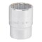 Vulcan Drive Socket, 28 mm Socket, 3/4 in Drive, 12-Point, Chrome Vanadium Steel, Chrome MT-SM6028 - alternate 3