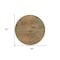 Homeroots 8' Terra Cotta Brown And Copper Round Abstract Washable Indoor Outdoor Area Rug 587232 - alternate 7
