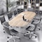 Skutchi Designs 10 Person Conference Table With Power Unit | 10' Racetrack Table | Harmony Series HAR-RAC-48X120-T.BK-U779-EBLK - alternate 13