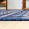 Jonathan Y Ourika Moroccan Geometric Textured Weave Navy/Beige 4 ft Round Indoor/Outdoor Area Rug SMB108K-4R - alternate 8